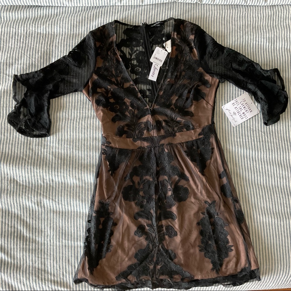 FreePeople lace mini dress